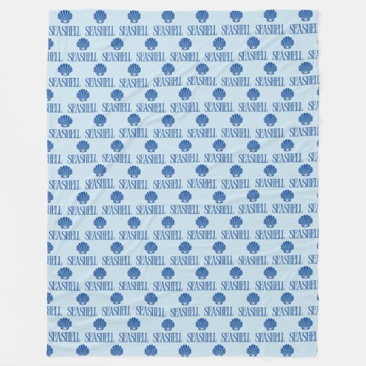 Couverture Polaire Seashell (Devant)