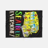 Couverture Polaire Seatbelts Everyone Fun Magic School Bus Driver Job (Devant (Horizontal))