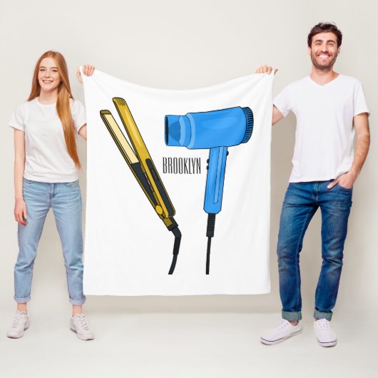 Couverture Polaire Sèche-cheveux & lisseuse-cheveux illustration (En situation)