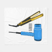 Couverture Polaire Sèche-cheveux & lisseuse-cheveux illustration (Devant (Horizontal))