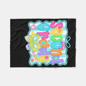 Couverture Polaire Second Grade Back To School 2nd Grade Coquette Tea (Devant (Horizontal))