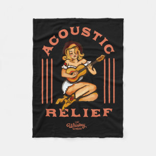 Couverture Polaire Secours Acoustique Cute Tropical Guitare Musique T