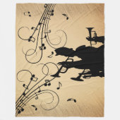 Couverture Polaire Section de trompettes Musique rustique (Devant)