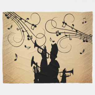 Couverture Polaire Section de trompettes Musique rustique