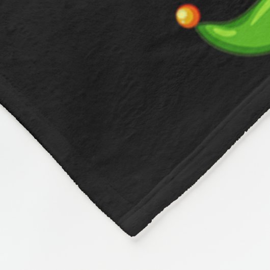 Couverture Polaire Security Guard Elf Matching Family Group Christmas (Coin)