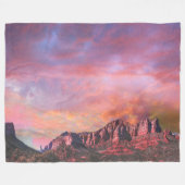 Couverture Polaire SEDONA ARIZONA Red Rock Sunset (Devant (Horizontal))