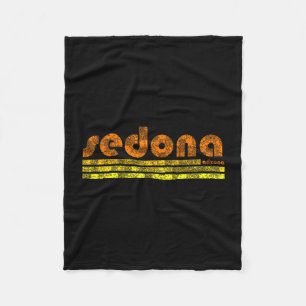 Couverture Polaire Sedona arizona rétro vintage patiné randonnée
