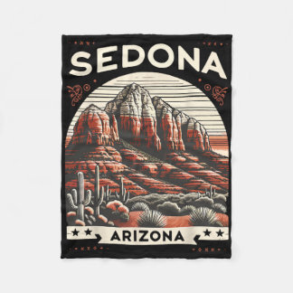 Couverture Polaire Sedona Az Randonnée Extérieur Montagne Sedona Usa 