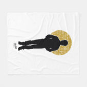 Couverture Polaire Seinfeld | Jerry Seinfeld Silhouette (Devant (Horizontal))