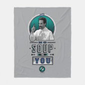 Couverture Polaire Seinfeld | Pas De Soupe Pour Vous Graphique (Devant)