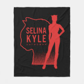 Couverture Polaire Selina Kyle Catwoman - logo (Devant)