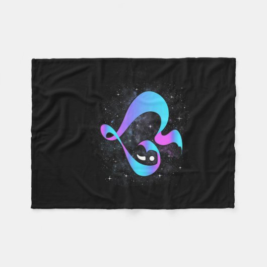 Couverture Polaire Semicolon en forme cardiaque - Sensibilisation à l (Devant (Horizontal))