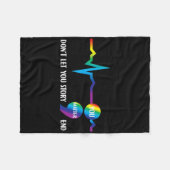 Couverture Polaire Semicolon Mental Health Awareness Suicide Preventi (Devant (Horizontal))