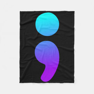 Couverture Polaire Semicolon Sensibilisation au suicide Semi Colon Su