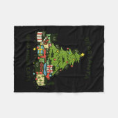 Couverture Polaire Send More Cats Funny Gift Christmas Pet Black Cat  (Devant (Horizontal))