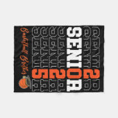 Couverture Polaire Senior 2025 Sketll Brother Gift Cl Of 2025 Proud B (Devant (Horizontal))