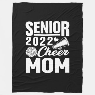 Couverture Polaire Senior Cheer Mom 2022 Cheerleader Cheer Mom Class