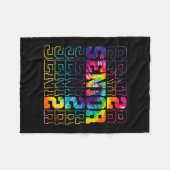 Couverture Polaire Senior Graduation Gift Men Girl Class of 2022 (Devant (Horizontal))