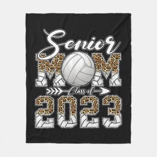 Couverture Polaire Senior Maman Classe De Volleyball Maman Graduation
