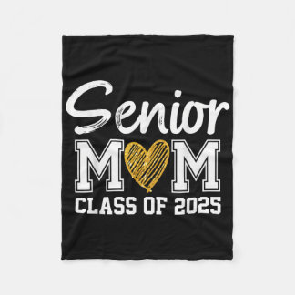 Couverture Polaire Senior Mom Cl Of 2025 Graduation Fier Maman Of Gra