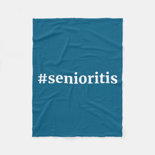 Couverture Polaire #senioritis (Devant)