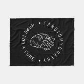 Couverture Polaire Sensibilisation À La Cardiomyopathie Espoir D'Un T (Devant (Horizontal))