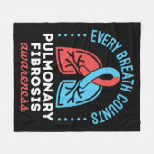 Couverture Polaire Sensibilisation à la fibrose pulmonaire Chaque res (Devant (Horizontal))