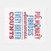 Couverture Polaire Sensibilisation à la fibrose pulmonaire Chaque res (Devant (Horizontal))