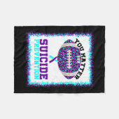 Couverture Polaire Sensibilisation à la prévention du suicide (Devant (Horizontal))