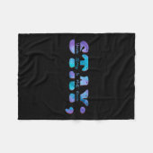 Couverture Polaire Sensibilisation à la prévention du suicide Restez (Devant (Horizontal))