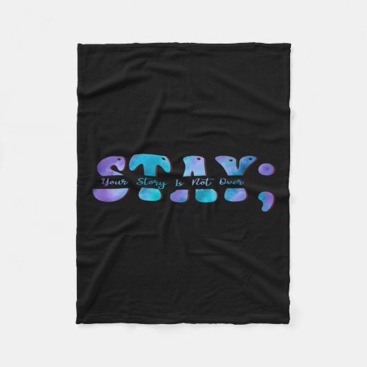 Couverture Polaire Sensibilisation à la prévention du suicide Restez (Devant)