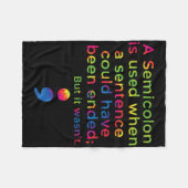 Couverture Polaire Sensibilisation à la prévention du suicide Santé m (Devant (Horizontal))