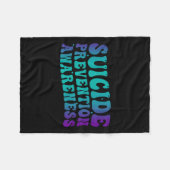 Couverture Polaire Sensibilisation à la prévention du suicide Super T (Devant (Horizontal))