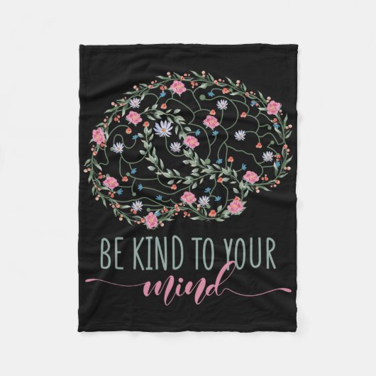 Couverture Polaire Sensibilisation À La Santé Mentale Soyez Signe De  (Devant)