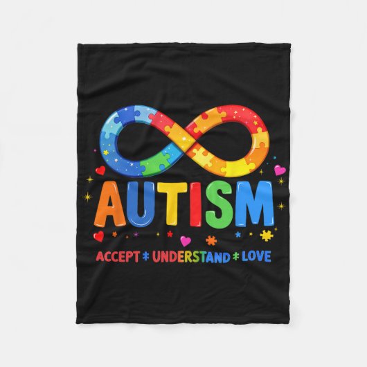 Couverture Polaire Sensibilisation à l'autisme Accepter Comprendre Am (Devant)
