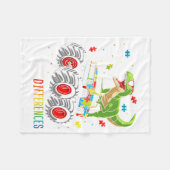 Couverture Polaire Sensibilisation à l'autisme, accepter les différen (Devant (Horizontal))