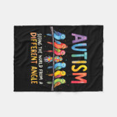 Couverture Polaire Sensibilisation à l'autisme sous un angle différen (Devant (Horizontal))