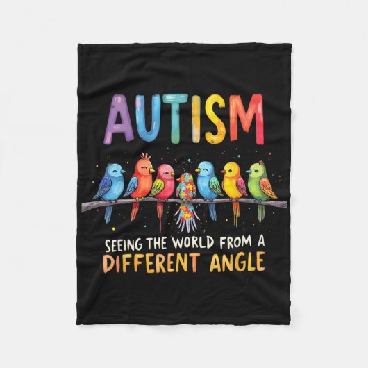 Couverture Polaire Sensibilisation à l'autisme sous un angle différen (Devant)
