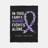 Couverture Polaire Sensibilisation À L'Épilepsie Dans Cette Famille P (Devant)