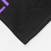 Couverture Polaire Sensibilisation à l'épilepsie Soutien violet Ruban (Coin)