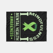 Couverture Polaire Sensibilisation à l'esprit Mois de la santé mental (Devant (Horizontal))