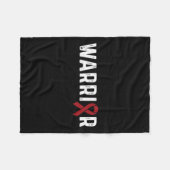 Couverture Polaire Sensibilisation à l'neurysme Guerrier du Ruban de (Devant (Horizontal))