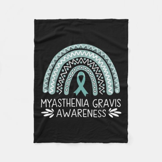 Couverture Polaire Sensibilisation à Myasthenia Gravis (Devant)