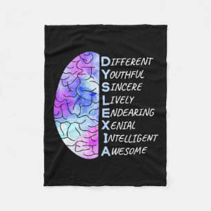 Couverture Polaire Sensibilisation Art coloré Cerveau enseignant Thér