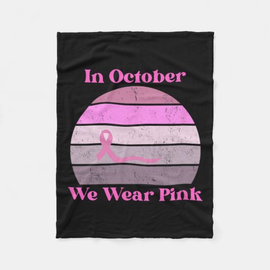 Couverture Polaire Sensibilisation au cancer (Devant)