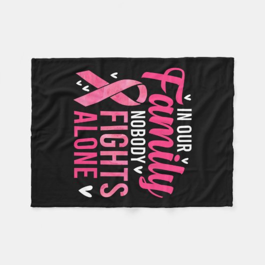 Couverture Polaire Sensibilisation au cancer - Dans notre famille per (Devant (Horizontal))