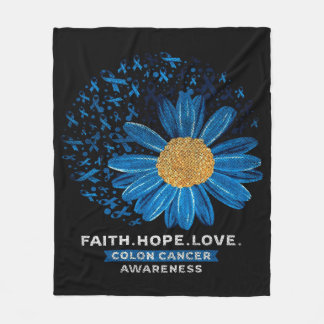 Couverture Polaire Sensibilisation au cancer du côlon | Cadeau pour m