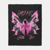 Couverture Polaire Sensibilisation au cancer du sein (Devant)