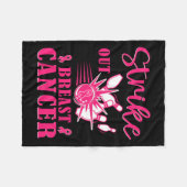 Couverture Polaire Sensibilisation au cancer - Strike de bowling deho (Devant (Horizontal))