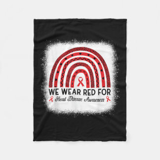 Couverture Polaire Sensibilisation aux maladies cardiaques Rainbow Go